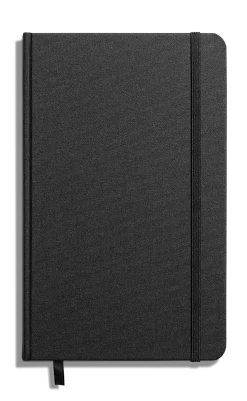 Shinola Personalizable|Journals|Medium Hard Ruled Journal Black