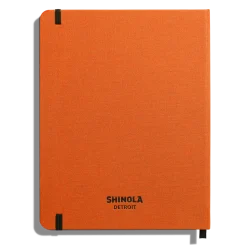 Shinola Personalizable|Journals|Medium Hard Ruled Journal Bold Orange