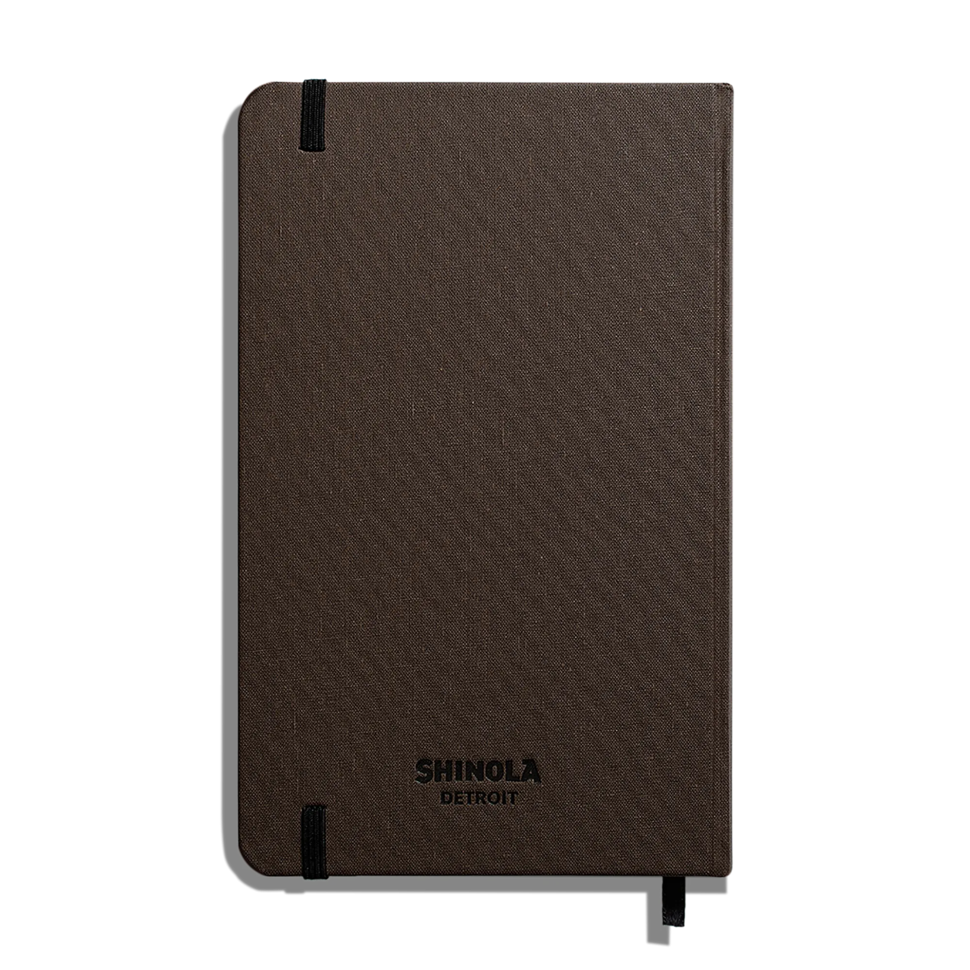 Shinola Personalizable|Journals|Medium Hard Ruled Journal 5.25" x 8.25" Espresso