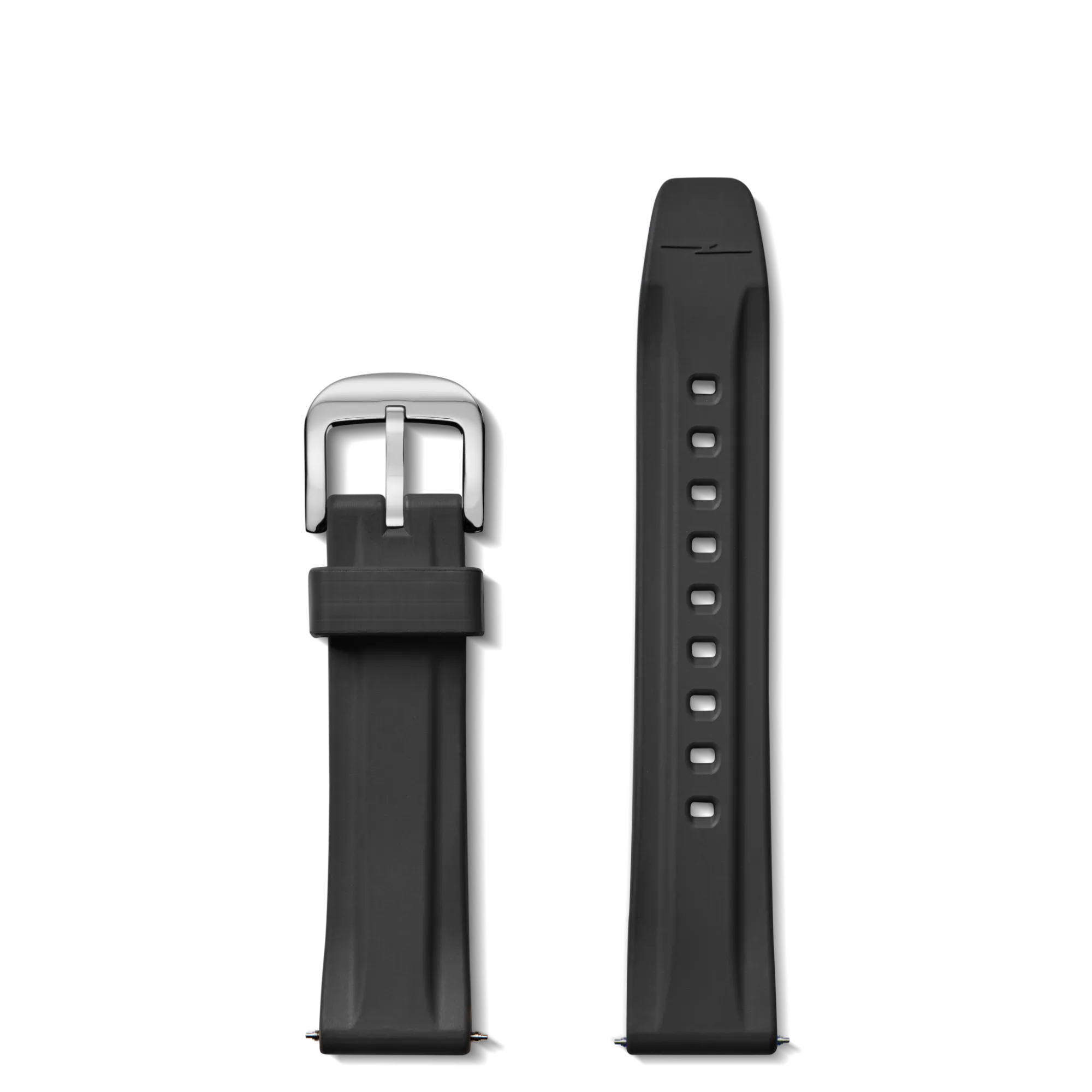 Shinola Rubber|Shop All Straps|20mm Rubber Watch Strap Black