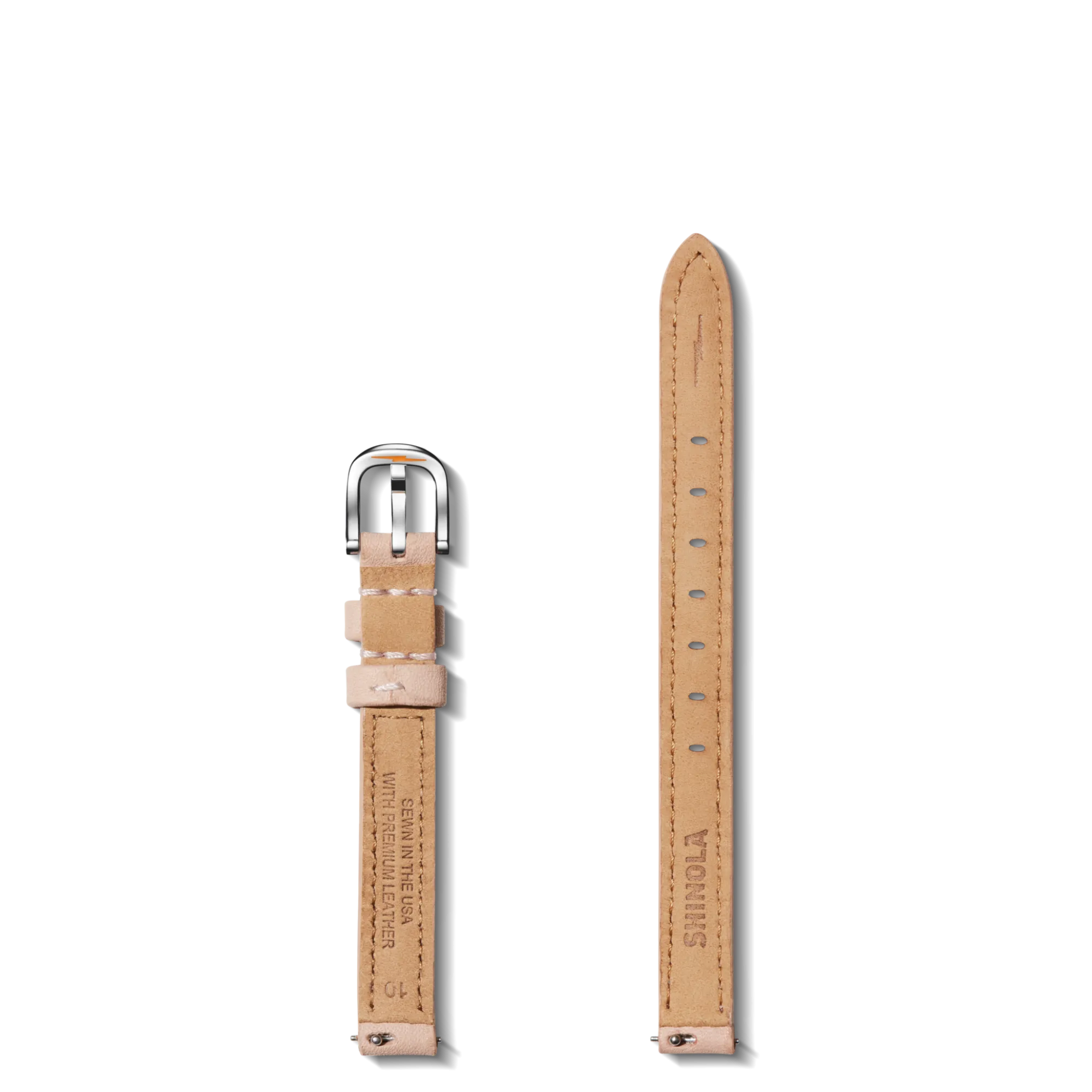 Shinola Shop All Straps|10Mm|10mm Leather Watch Strap Blush