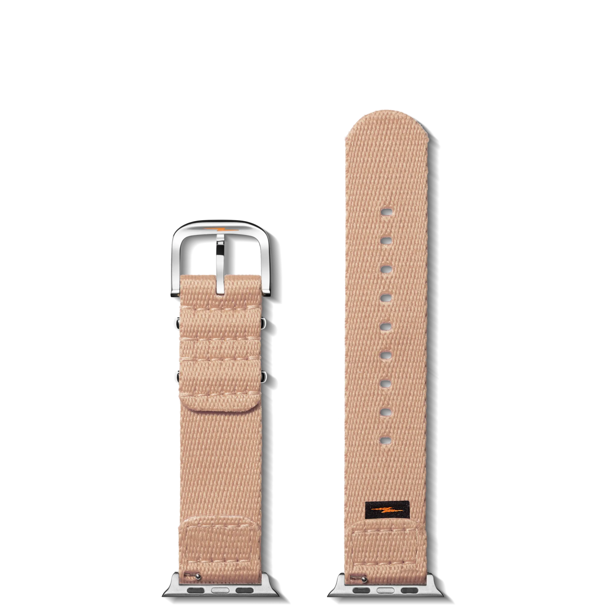 Shinola Shop All Straps|Apple Watch® Compatible|20mm Blush Split Nylon Apple Watch Strap