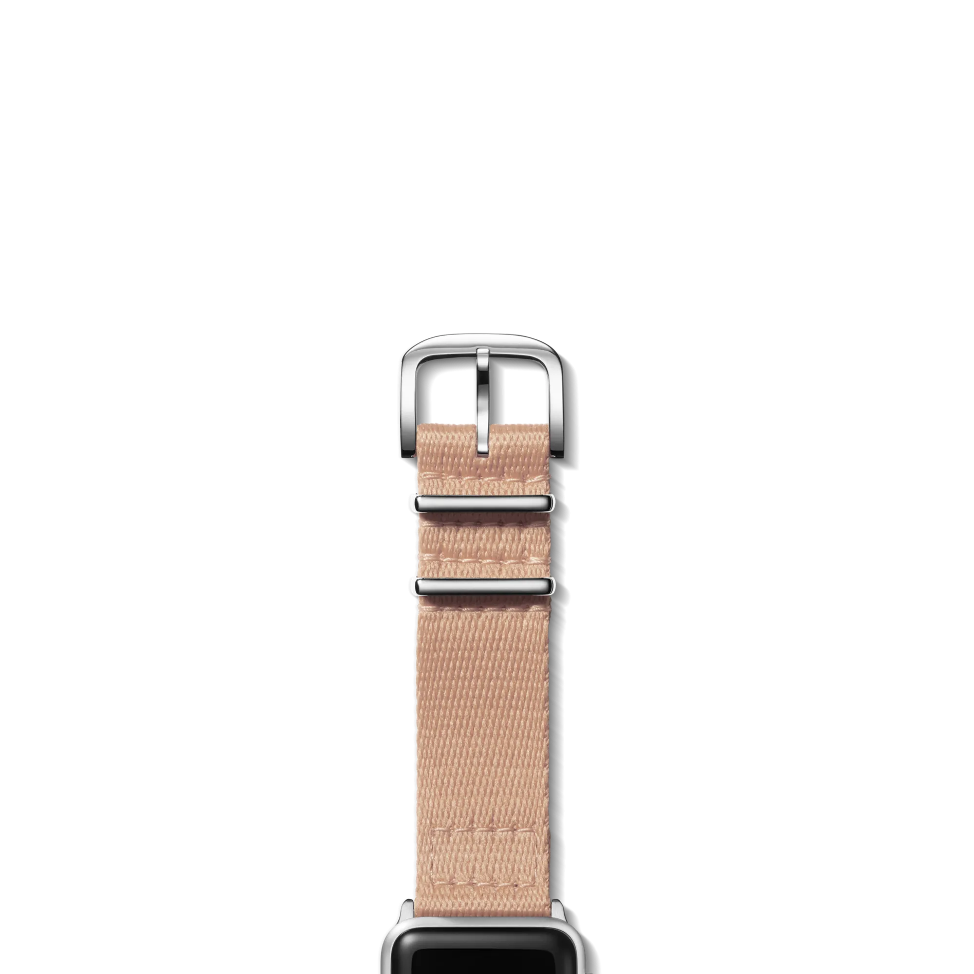 Shinola Shop All Straps|Apple Watch® Compatible|20mm Blush Split Nylon Apple Watch Strap