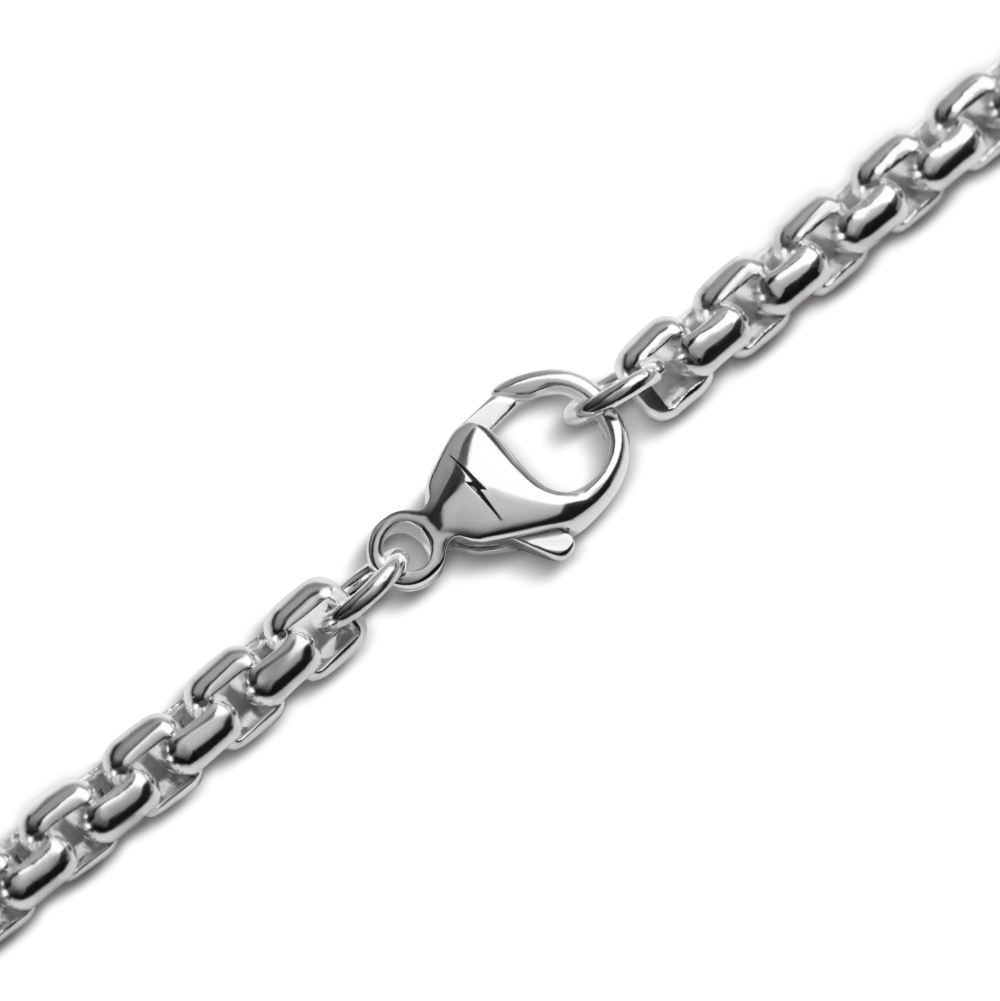 Shinola Necklaces|Sterling Silver|4mm Box Chain Necklace
