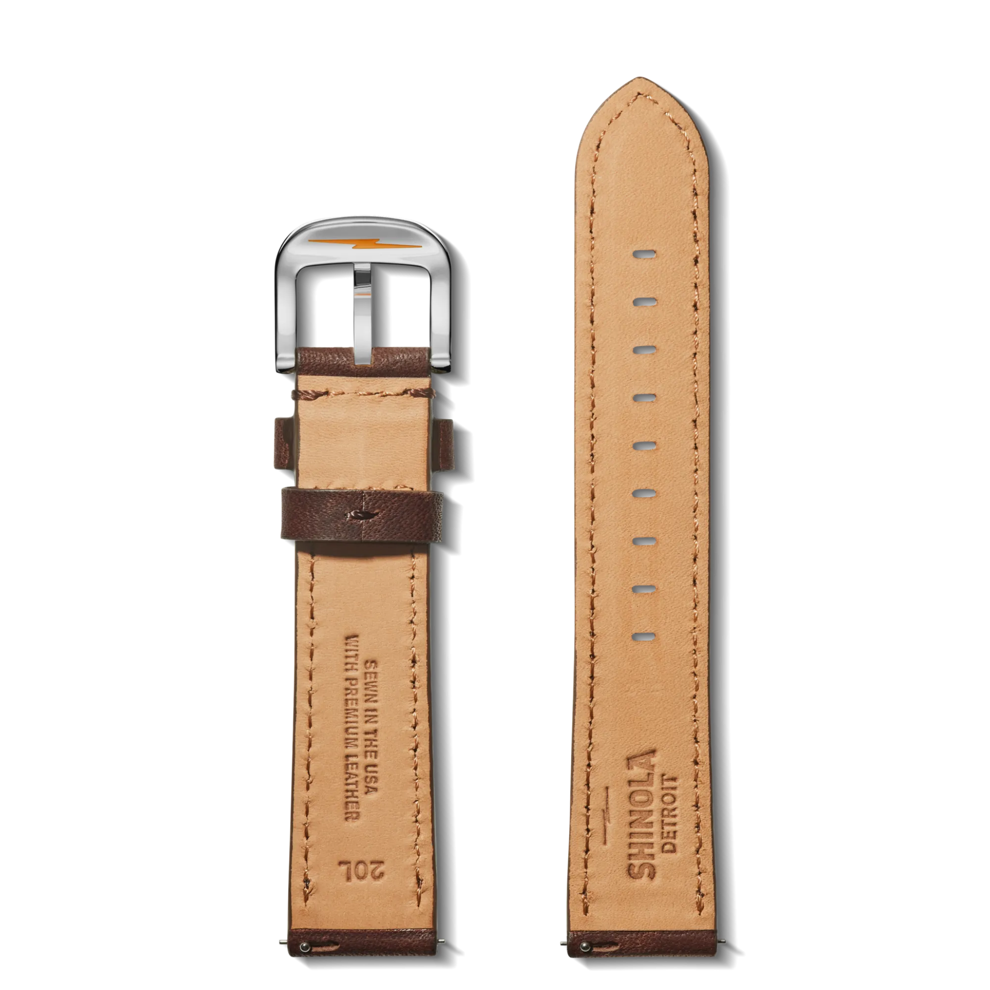 Shinola Extra Long Watch Straps|Shop All Straps|20mm Cattail Leather Watch Strap (XL)