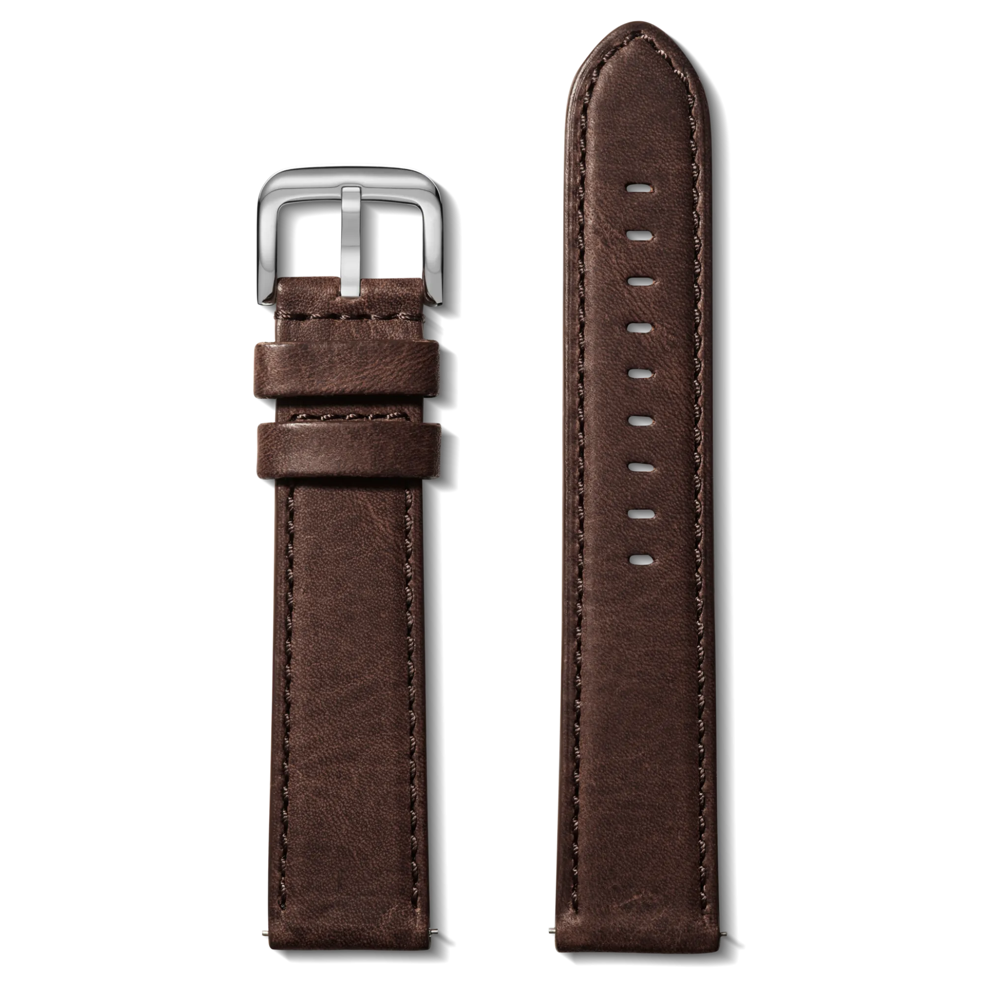 Shinola 22Mm|Extra Long Watch Straps|22mm Cattail Leather Watch Strap (XL)
