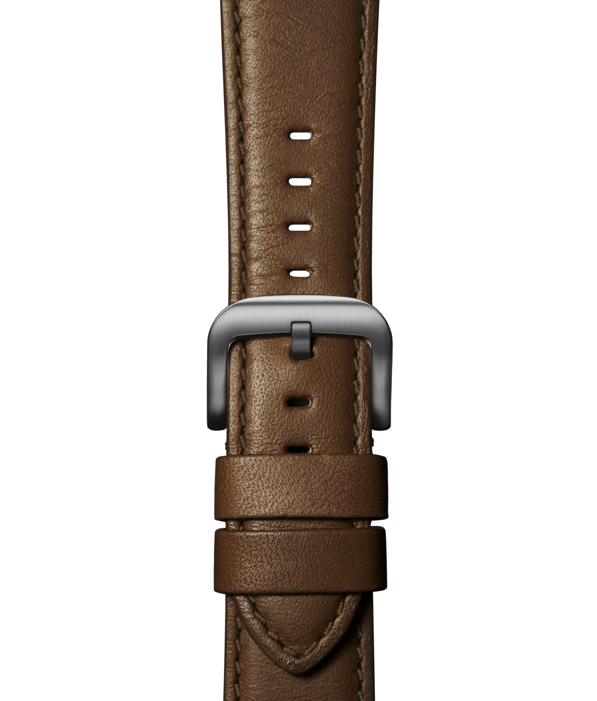 Shinola Shop All Straps|Apple Watch® Compatible|20mm Dark Nut Brown Leather Apple Watch Strap