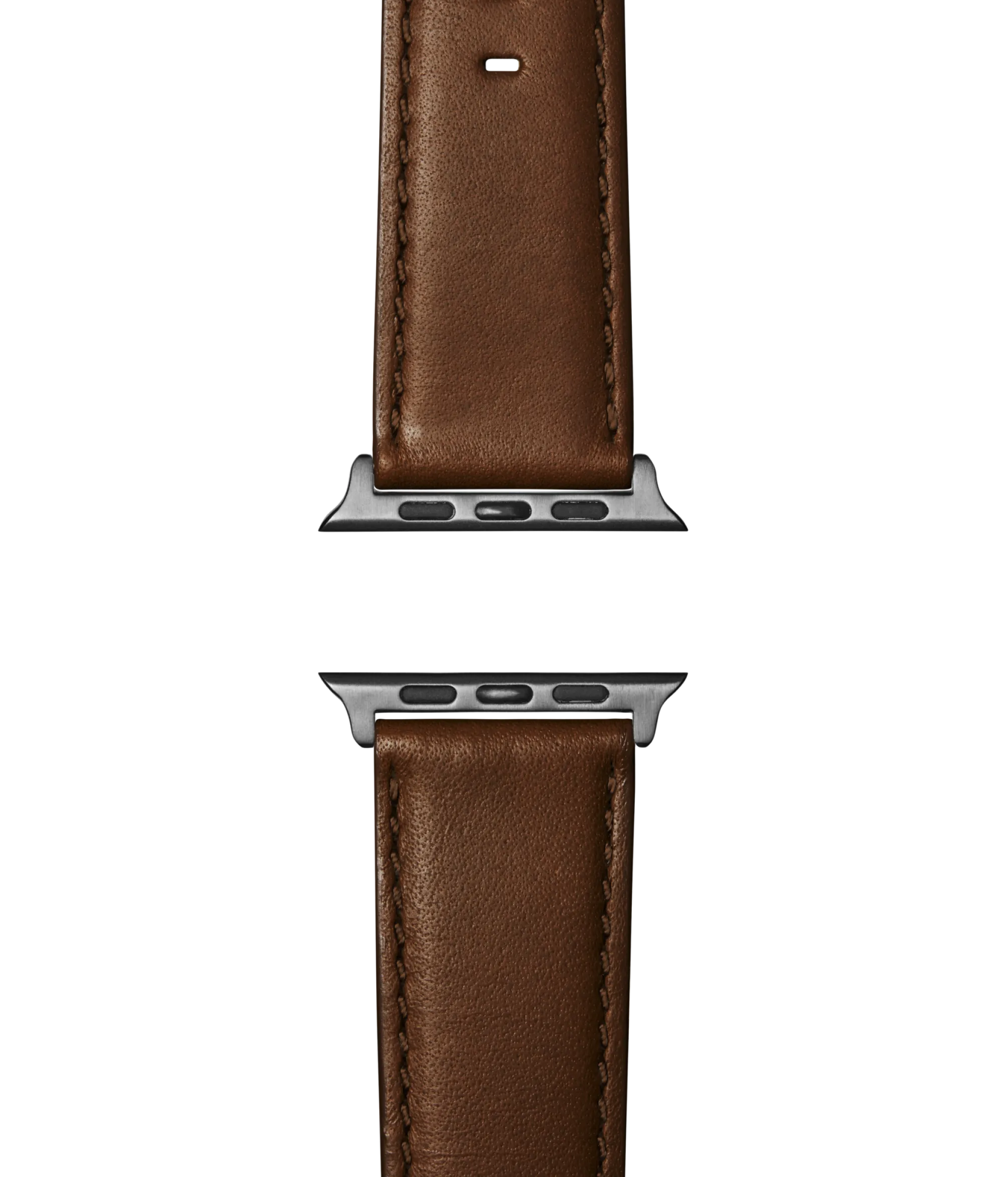 Shinola Shop All Straps|Apple Watch® Compatible|20mm Dark Nut Brown Leather Apple Watch Strap