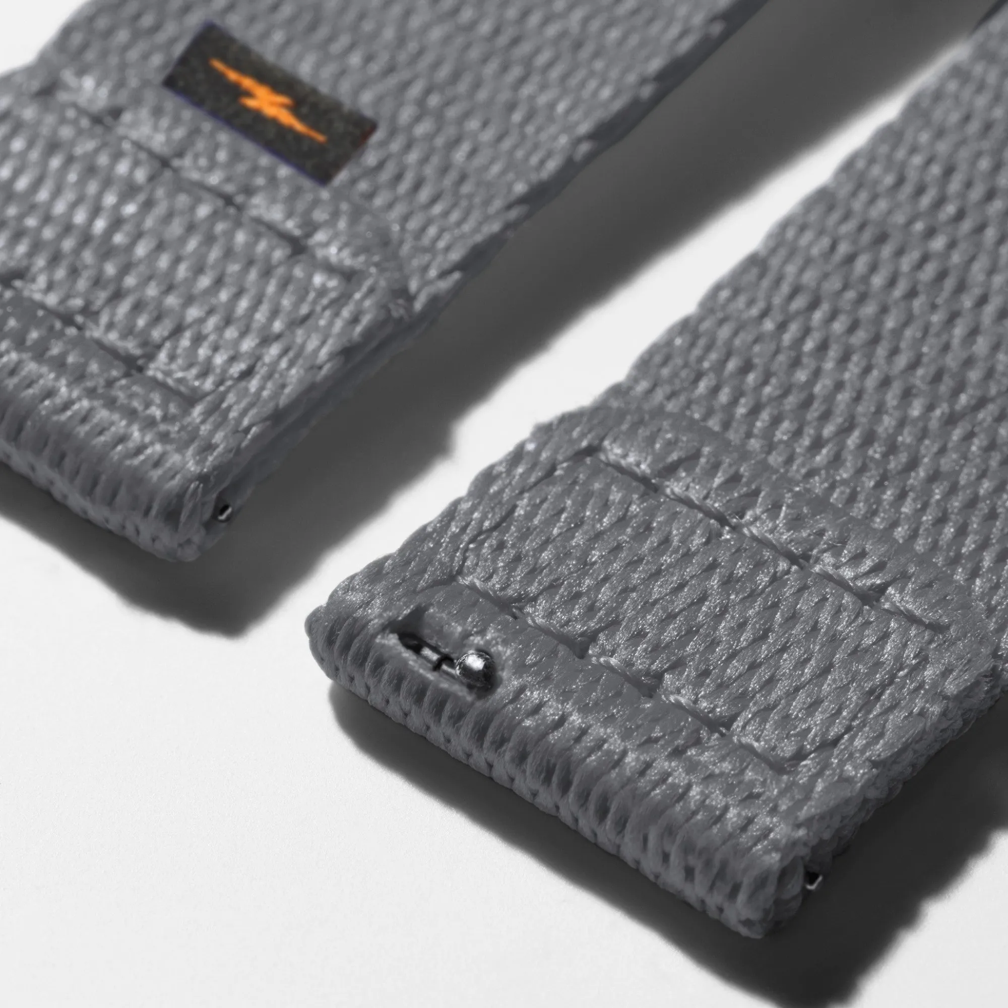 Shinola Apple Watch® Compatible|Nylon|20mm Gray Split Nylon Apple Watch Strap