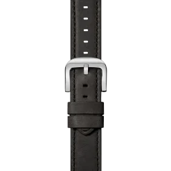 Shinola 22Mm|Shop All Straps|22mm Grizzly Leather Watch Strap Black