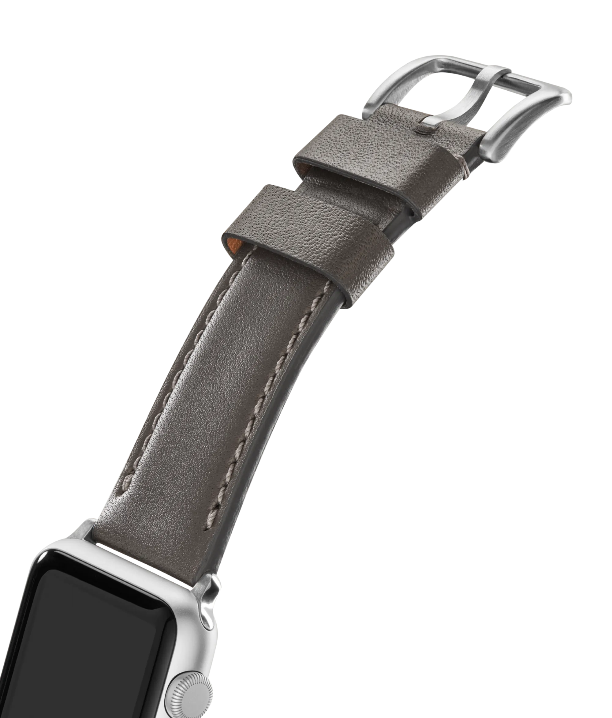 Shinola Shop All Straps|Apple Watch® Compatible|20mm Heather Gray Leather Apple Watch Strap