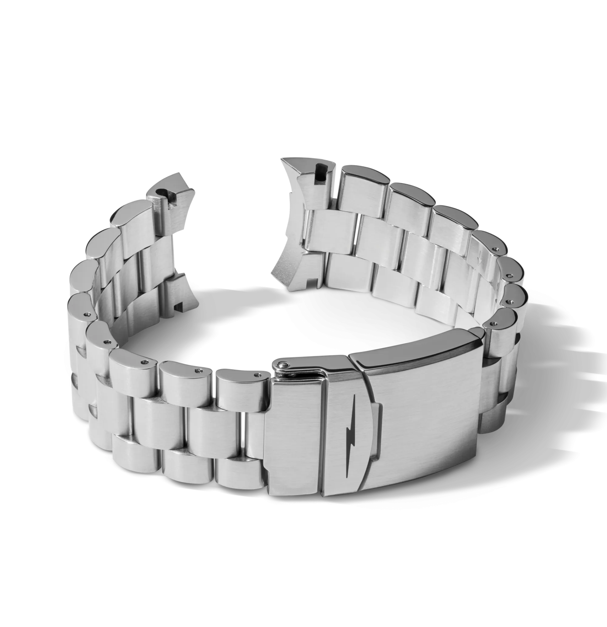 Shinola Shop All Straps|Metal|22mm Monster Stainless Steel 3-Link Bracelet