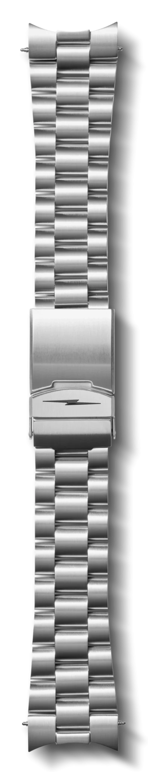 Shinola Shop All Straps|Metal|22mm Monster Stainless Steel 3-Link Bracelet