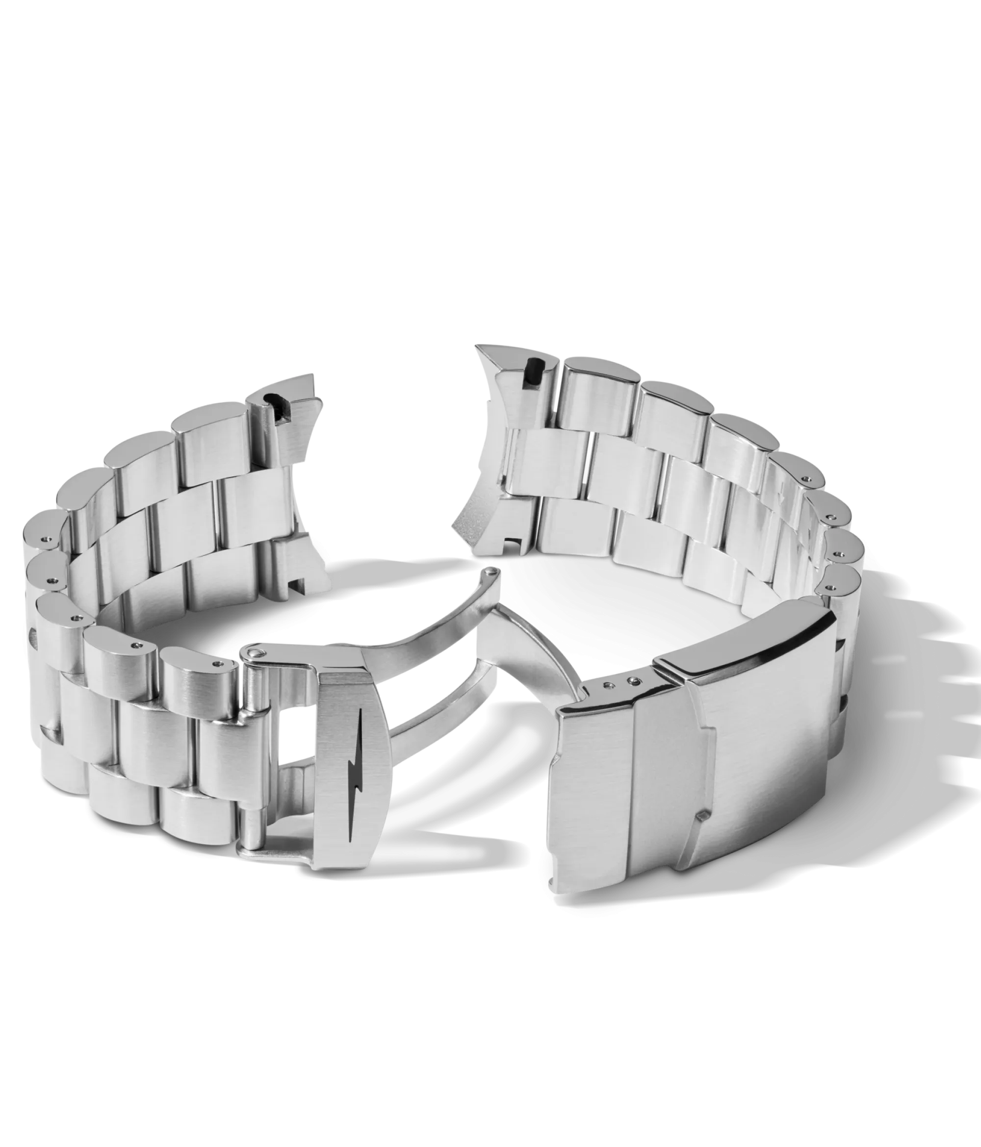 Shinola Shop All Straps|Metal|22mm Monster Stainless Steel 3-Link Bracelet