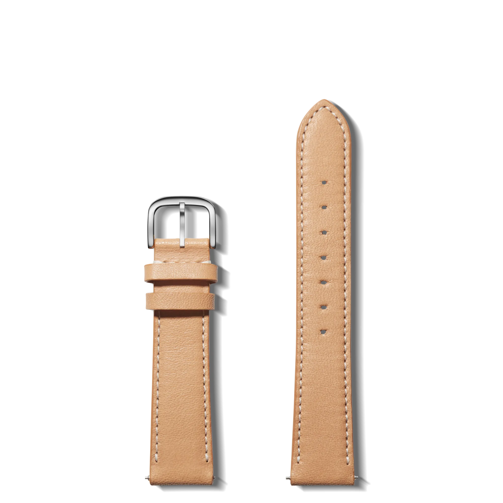 Shinola Shop All Straps|Leather|18mm Leather Watch Strap Natural