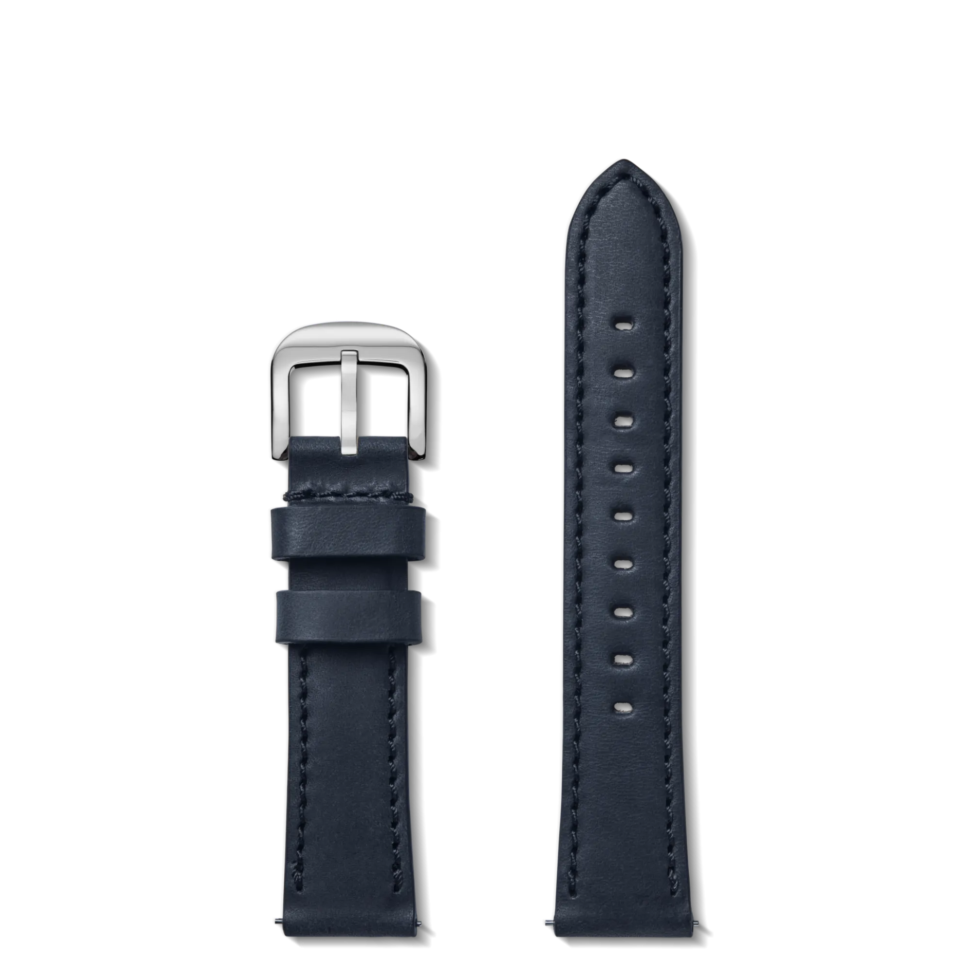 Shinola Shop All Straps|Leather|20mm Leather Watch Strap Navy