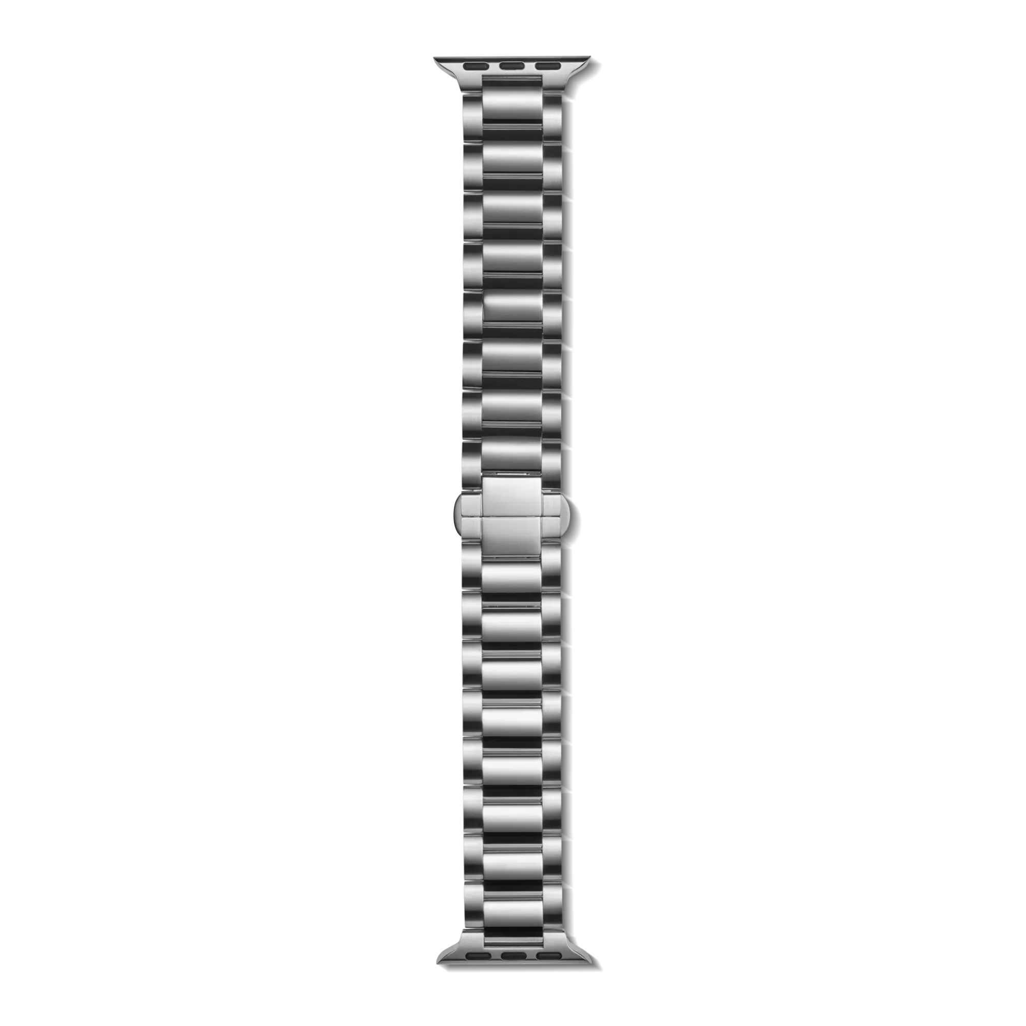Shinola Metal|Apple Watch® Compatible|20mm Stainless Steel 3-Link Apple Watch Bracelet