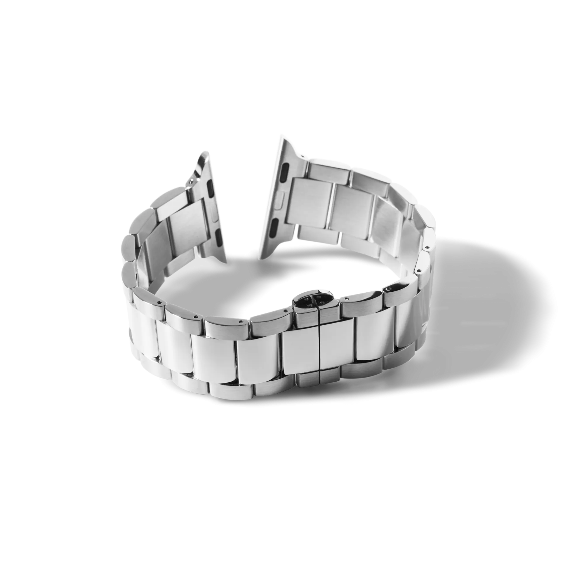 Shinola Metal|Apple Watch® Compatible|20mm Stainless Steel 3-Link Apple Watch Bracelet