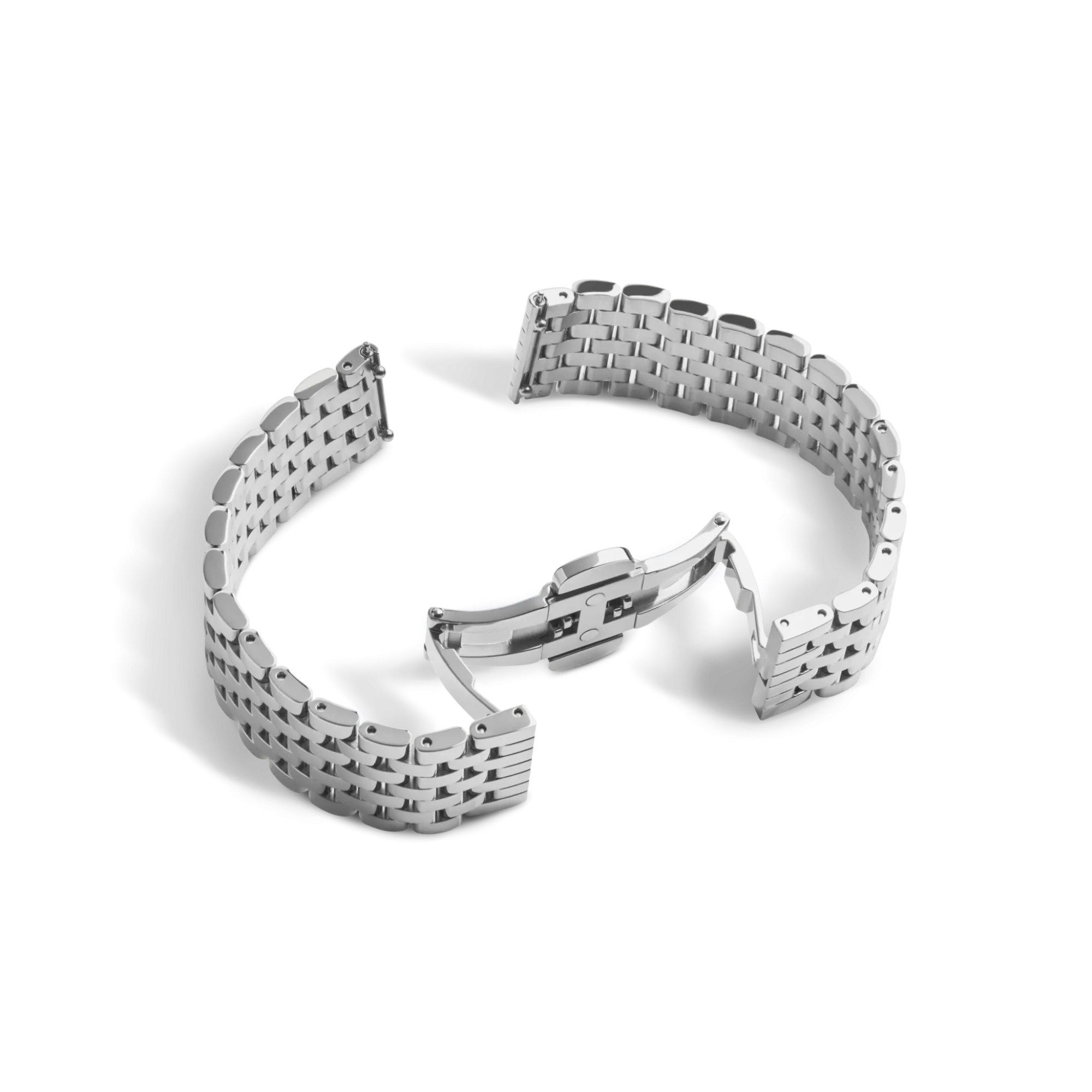 Shinola Shop All Straps|Metal|16mm Stainless Steel 7-Link Bracelet
