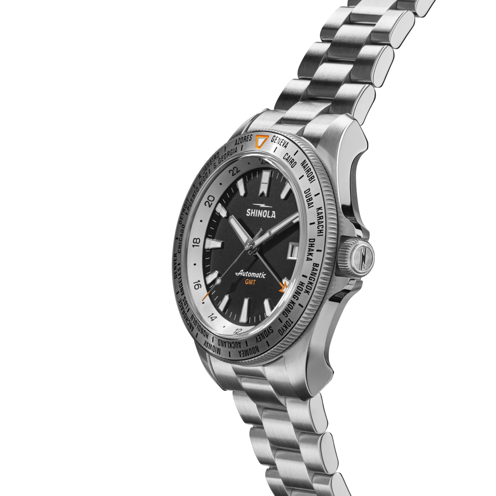 Shinola Automatic Watches|Automatic Watches|Monster Worldtimer GMT Watch