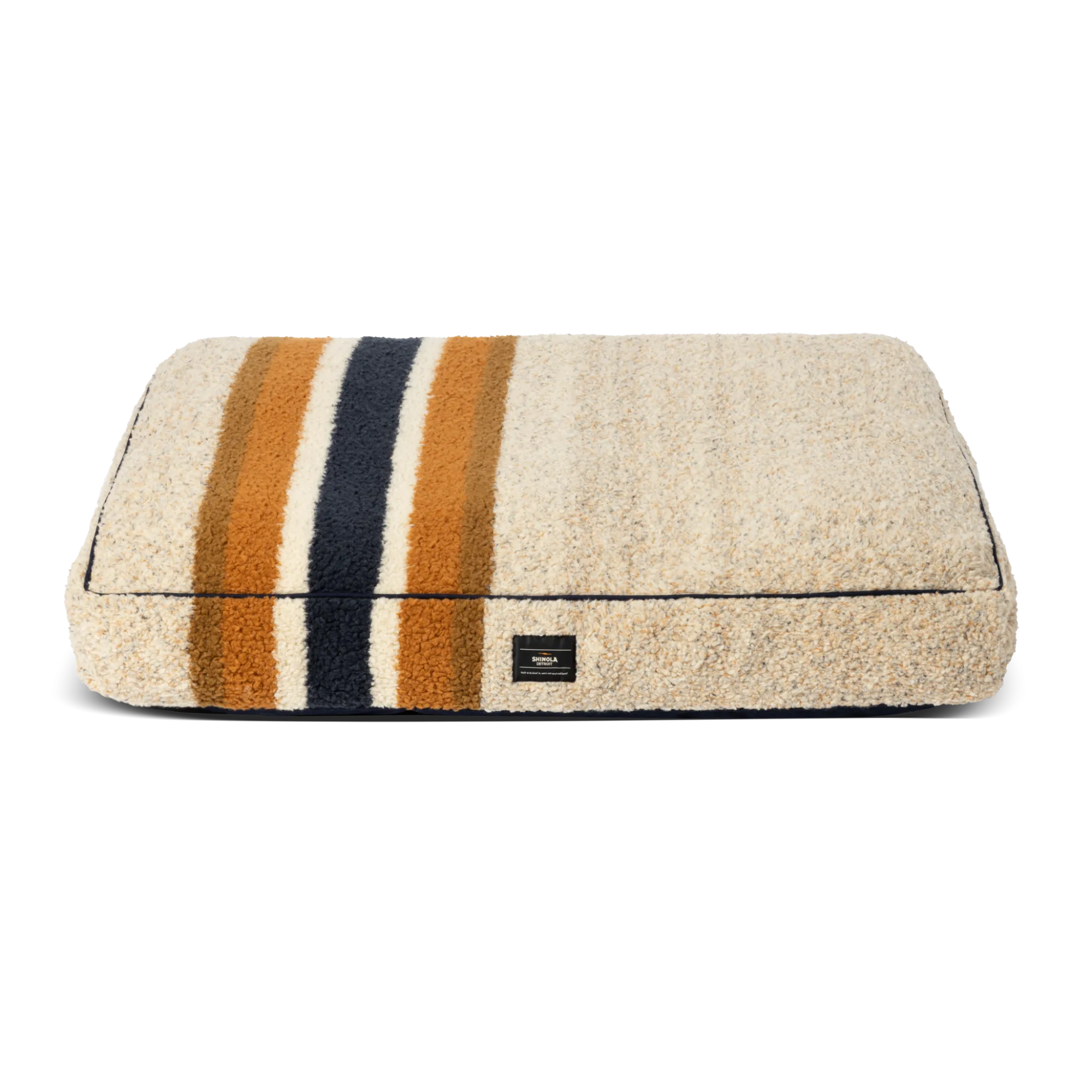 Shinola Shop All|Shop All Home|Napper Pillow Dog Bed Tan Stripe
