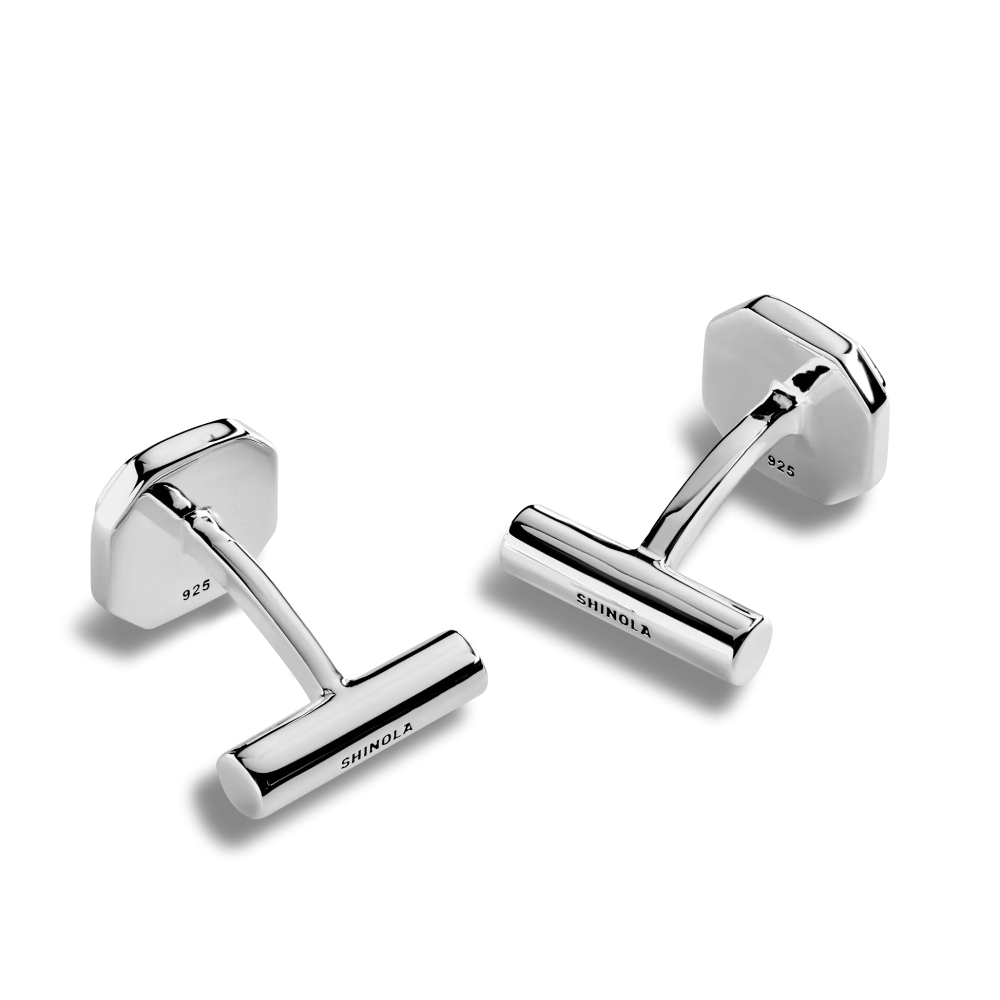 Shinola Engravable|Personalizable|Octagonal Cufflinks