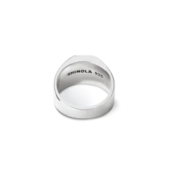 Shinola Rings|Pet|Octagonal Inlay Signet Ring Petoskey