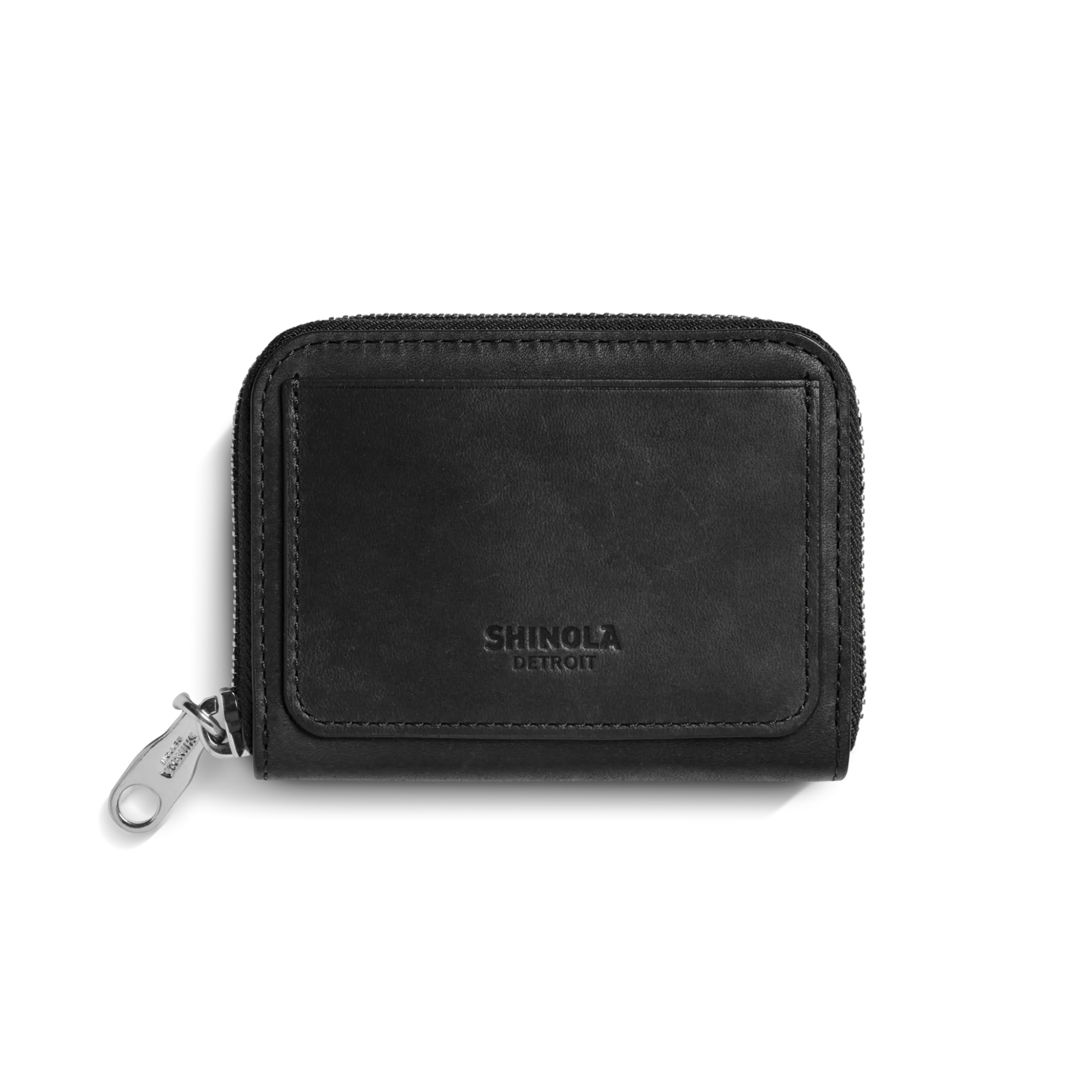 Shinola Wallets|Shop All Women'S Leather & Bags|Pocket Small Zip Around Wallet Black