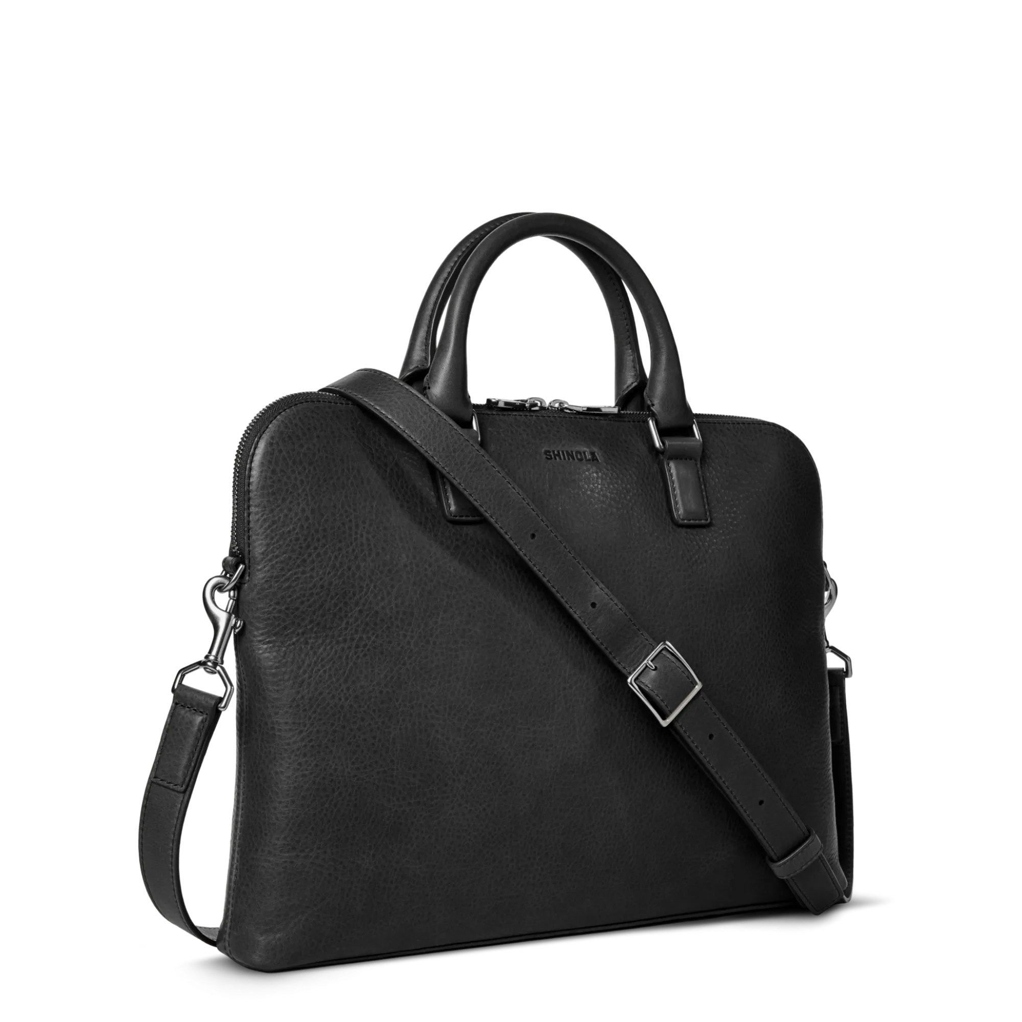 Shinola Briefcases|Shop All Men'S Leather & Bags|Portfolio Briefcase Black