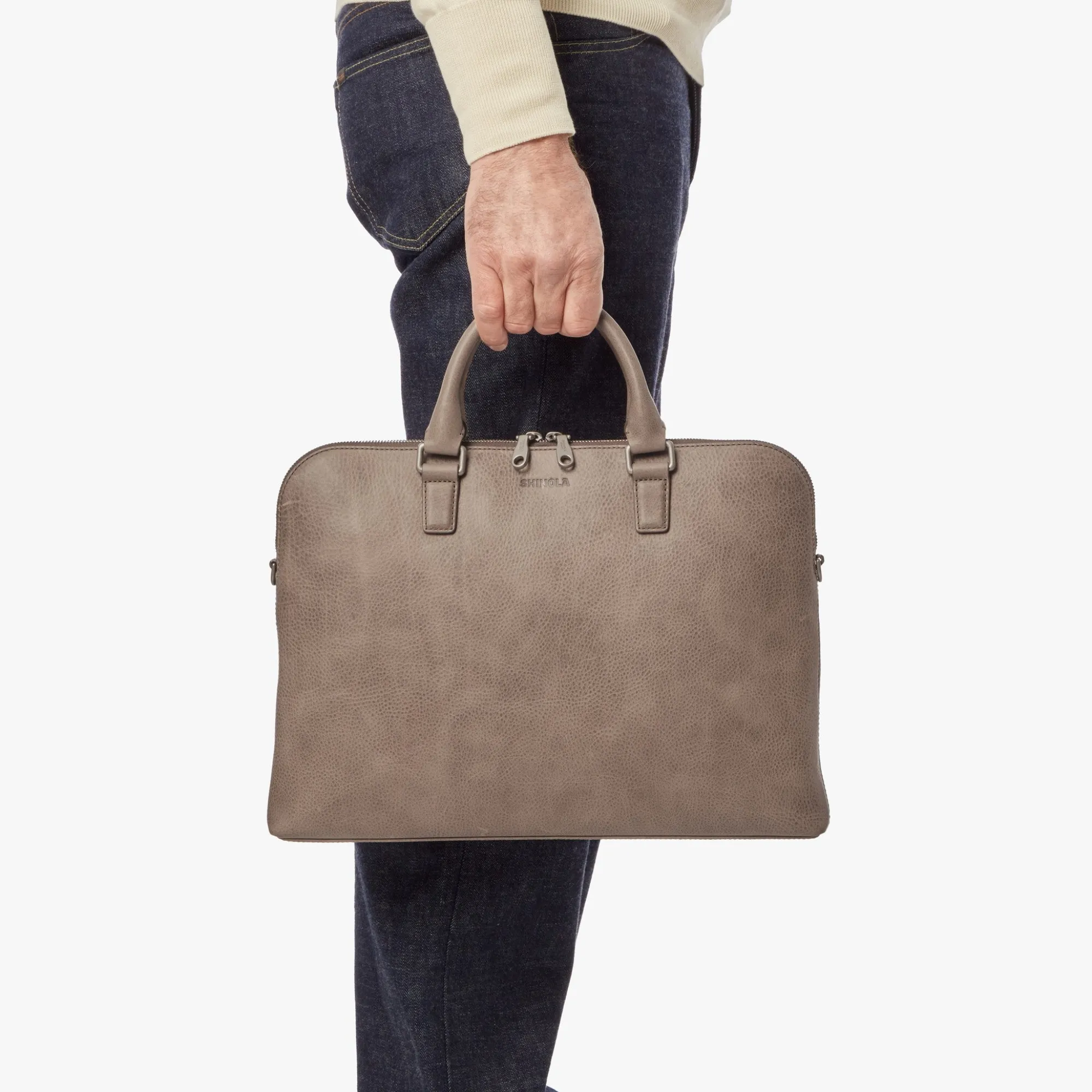 Shinola Briefcases|Shop All Men'S Leather & Bags|Portfolio Briefcase Stone