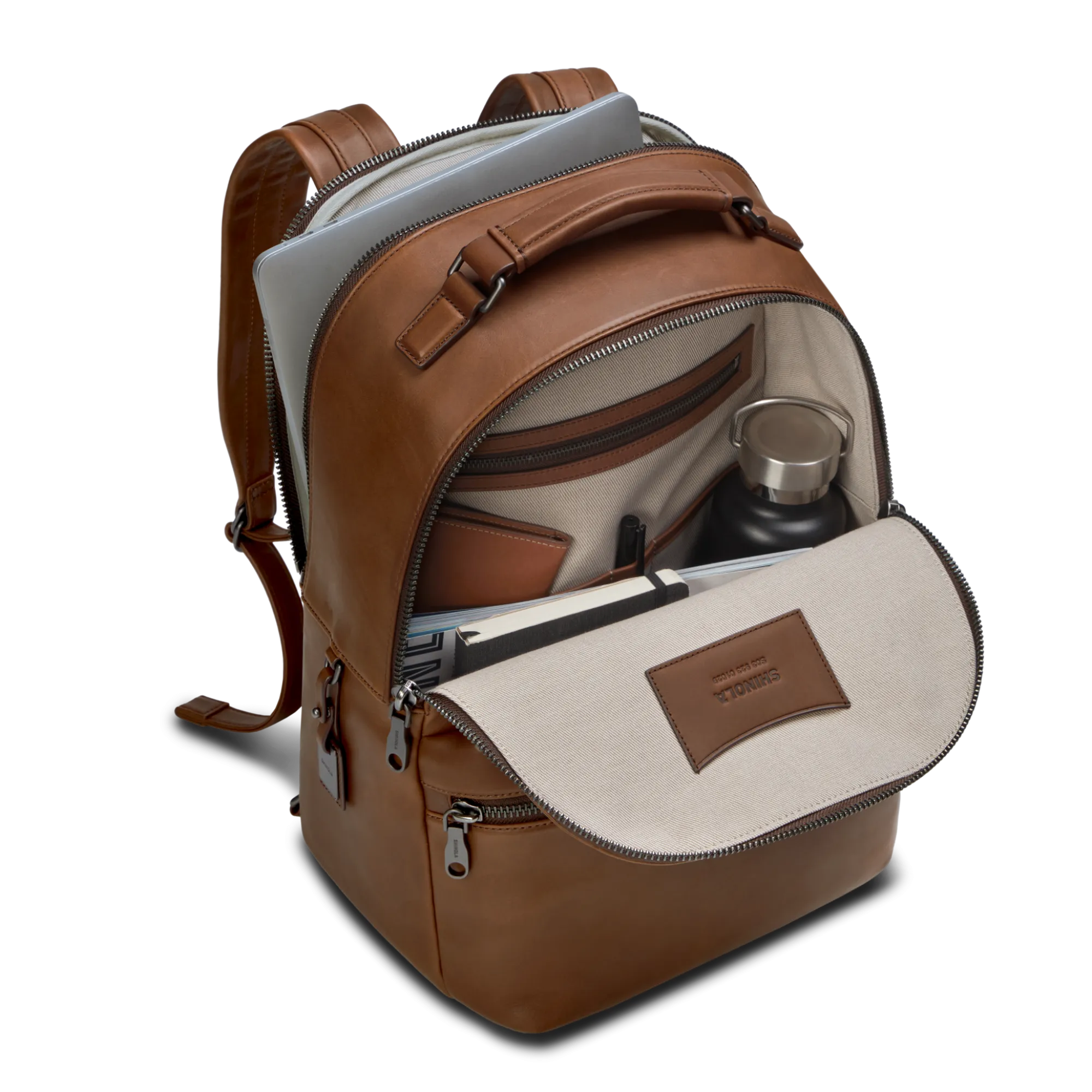 Shinola Backpacks|Best Sellers|Runwell Backpack Medium Brown