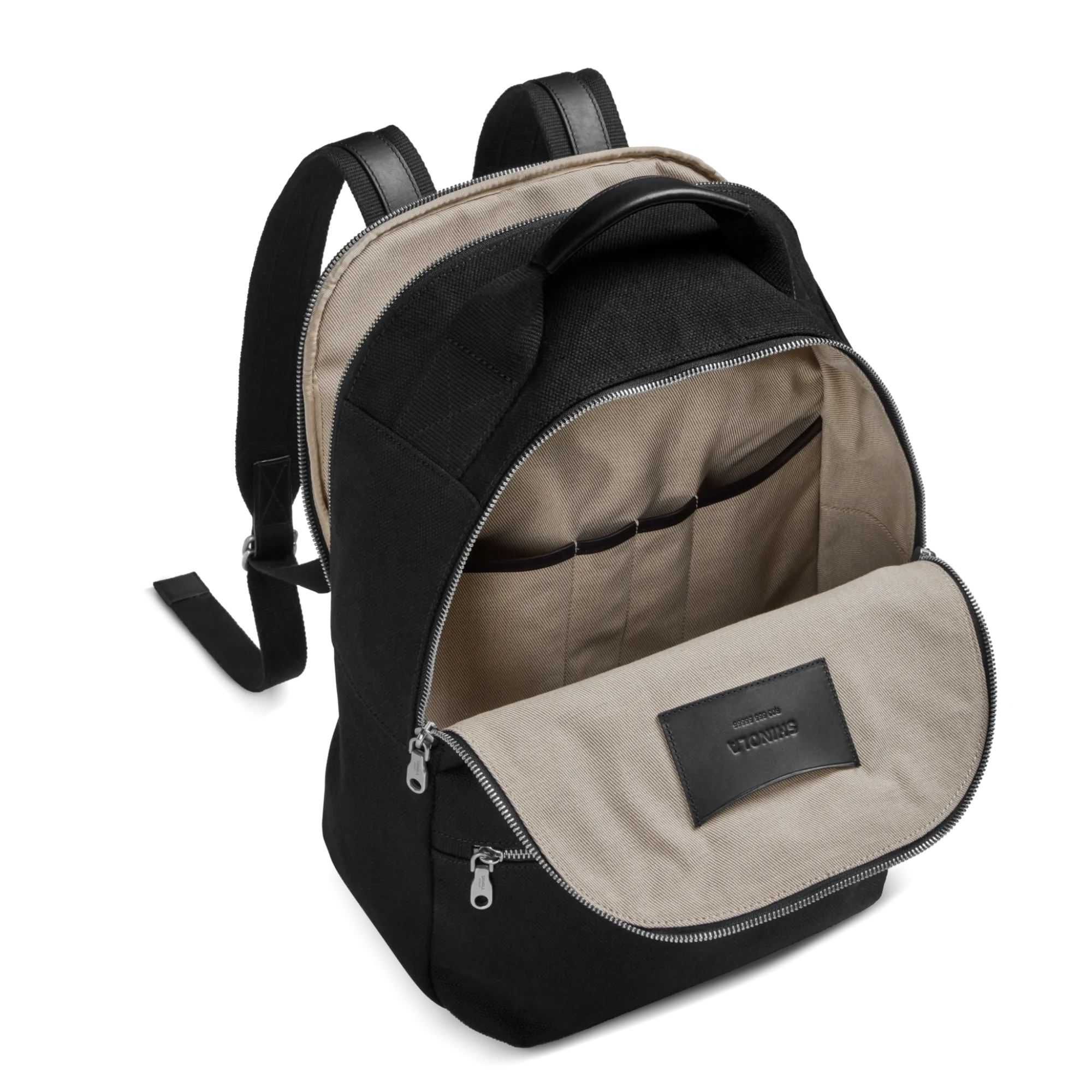 Shinola Backpacks|Backpacks|Runwell Canvas Backpack Black