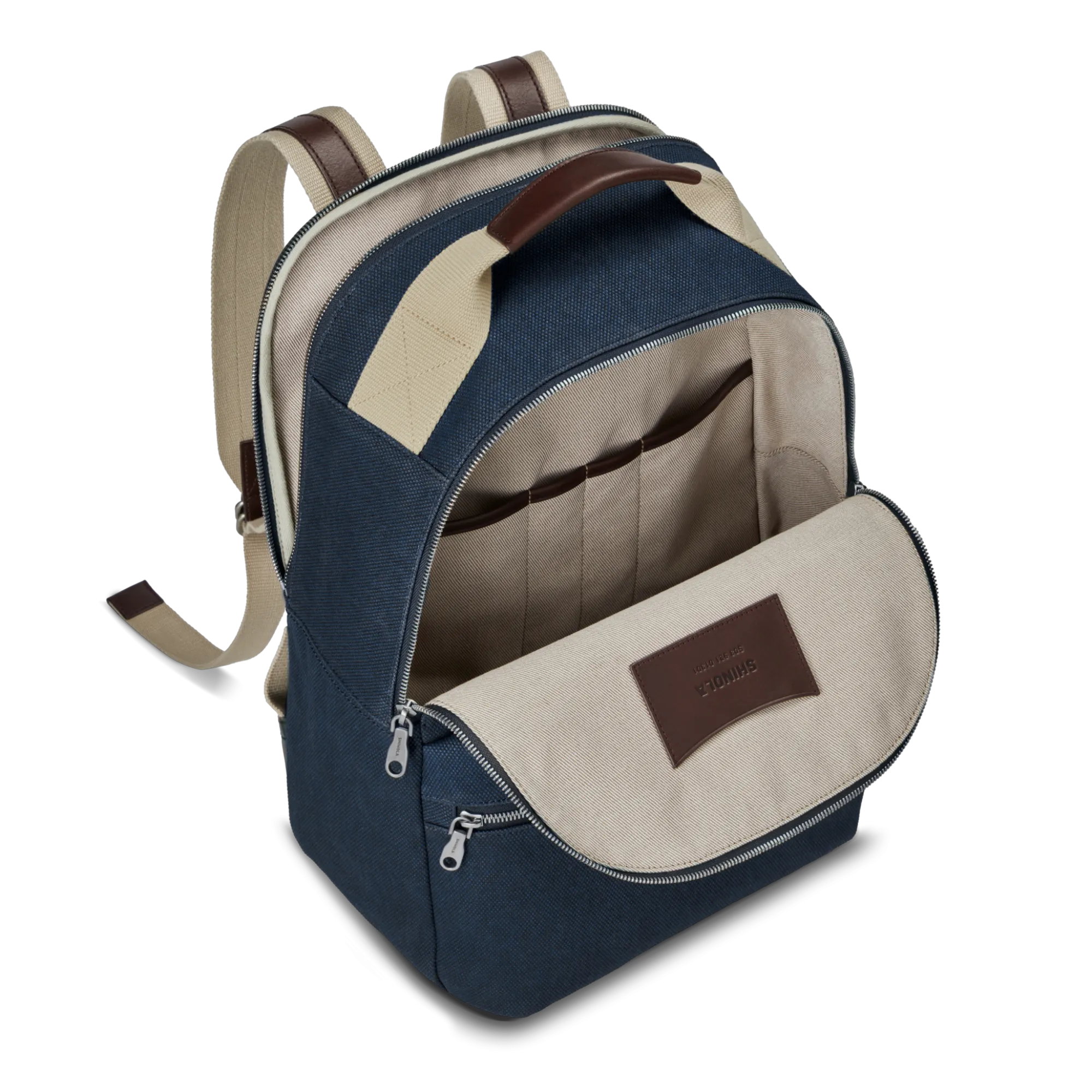 Shinola Backpacks|New Arrivals|Runwell Canvas Backpack Navy