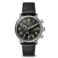 Shinola Personalizable|Chronograph Watches|Runwell Chronograph Watch Black