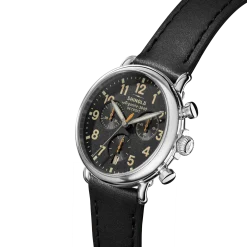 Shinola Women'S Watches|Shop All Women'S Watches|Runwell Chronograph Watch Black w/ Full Exhibition Caseback