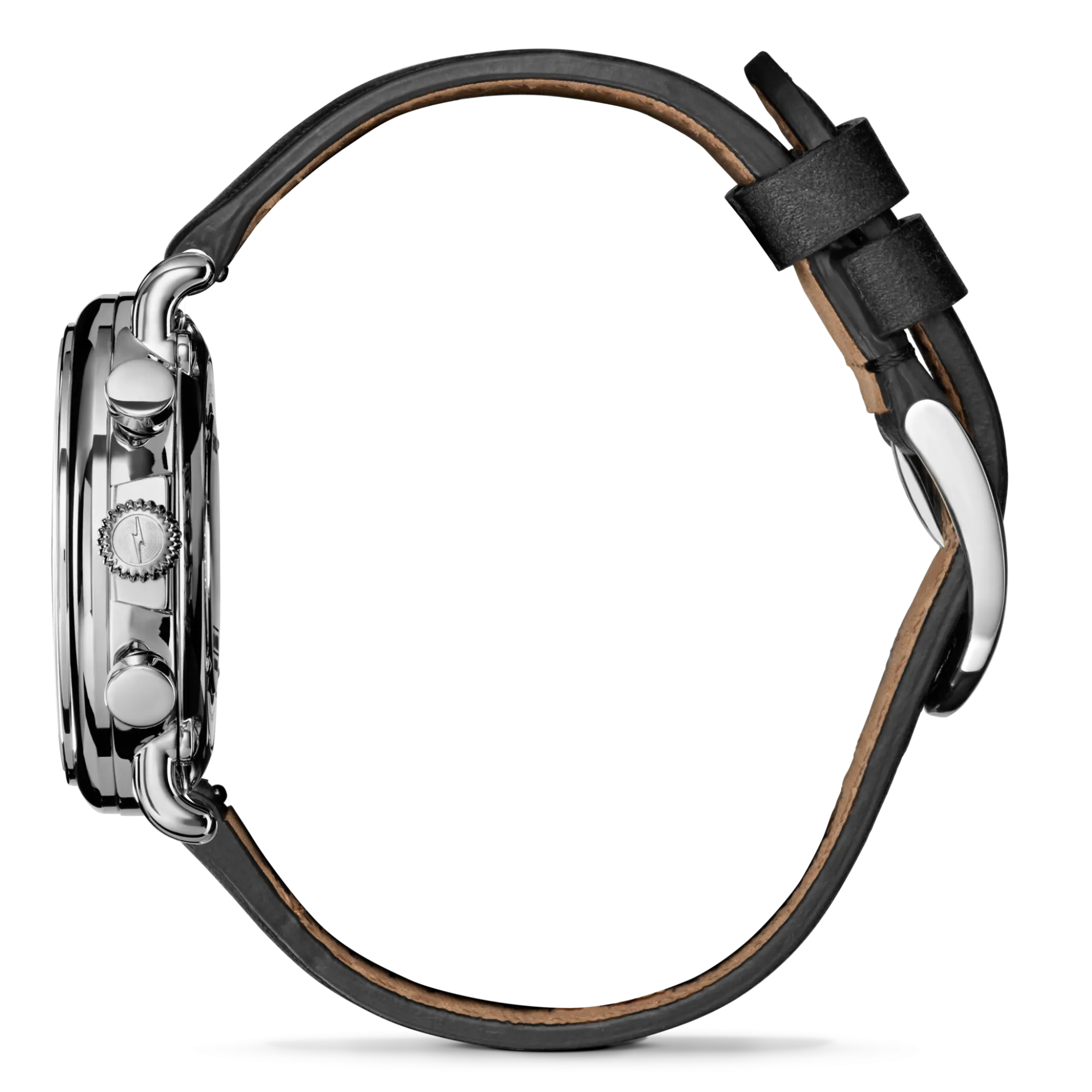 Shinola Women'S Watches|Shop All Women'S Watches|Runwell Chronograph Watch Black w/ Full Exhibition Caseback