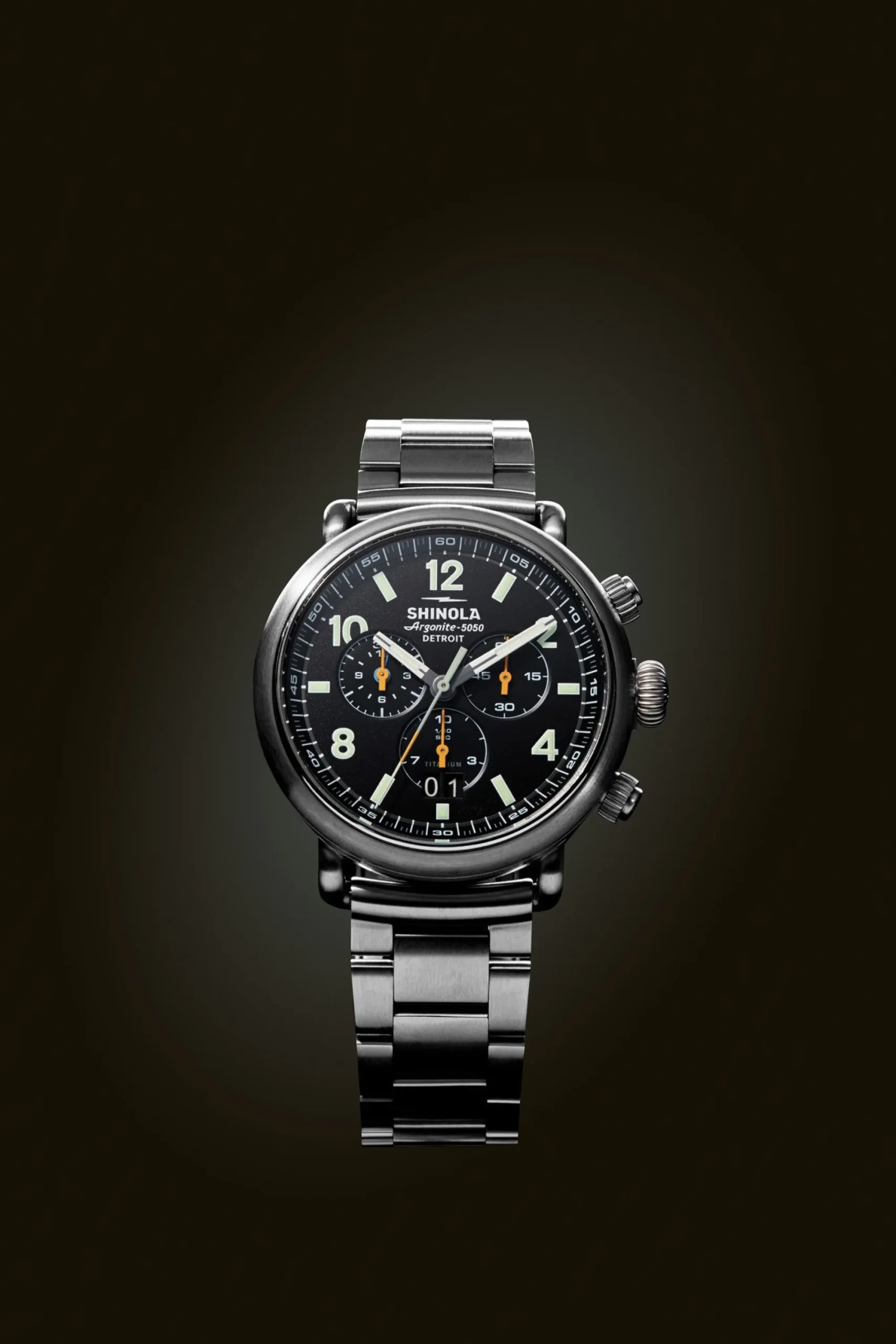 Shinola Chronograph Watches|Shop All|Runwell Chronograph West Wind Watch Gift Set with Additional Strap Black