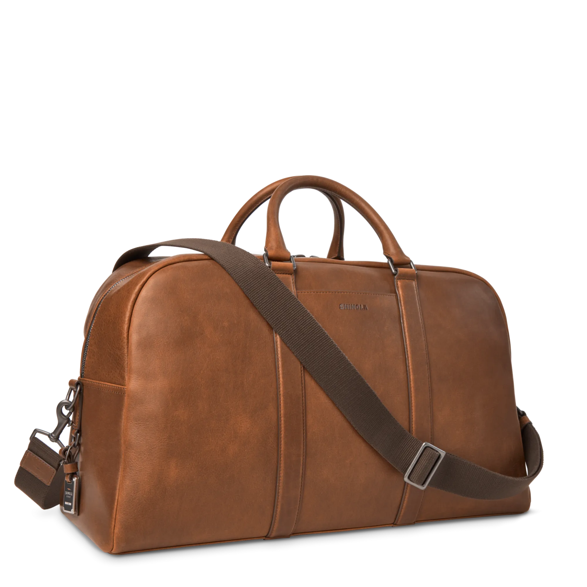 Shinola Best Sellers|Duffle Bags|Runwell Duffle Bag Medium Brown