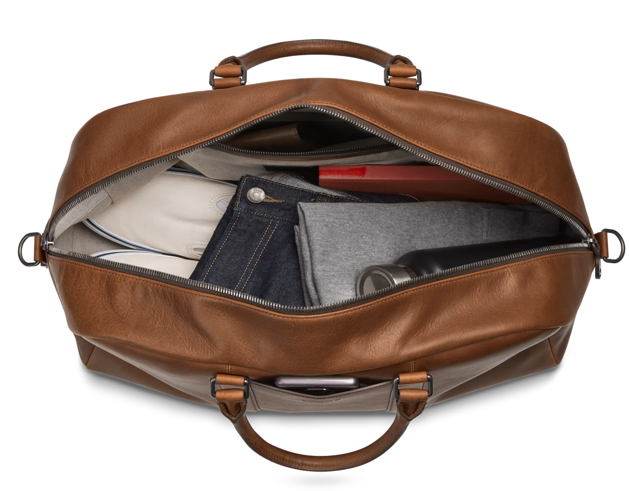 Shinola Best Sellers|Duffle Bags|Runwell Duffle Bag Medium Brown