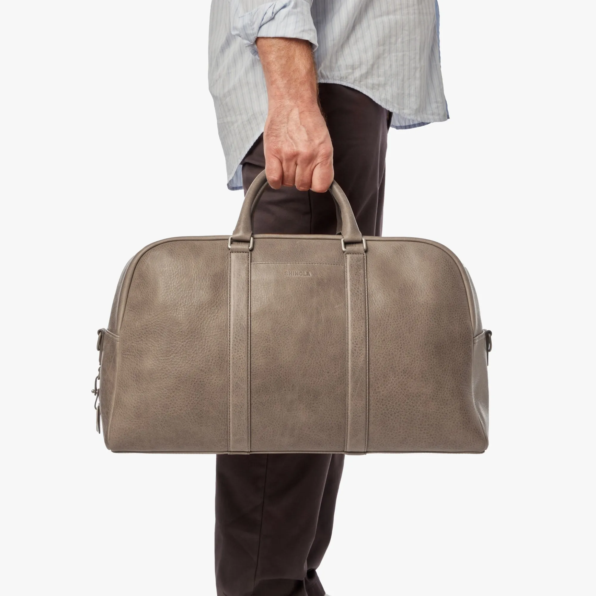 Shinola Duffle Bags|Shop All Men'S Leather & Bags|Runwell Duffle Bag Stone