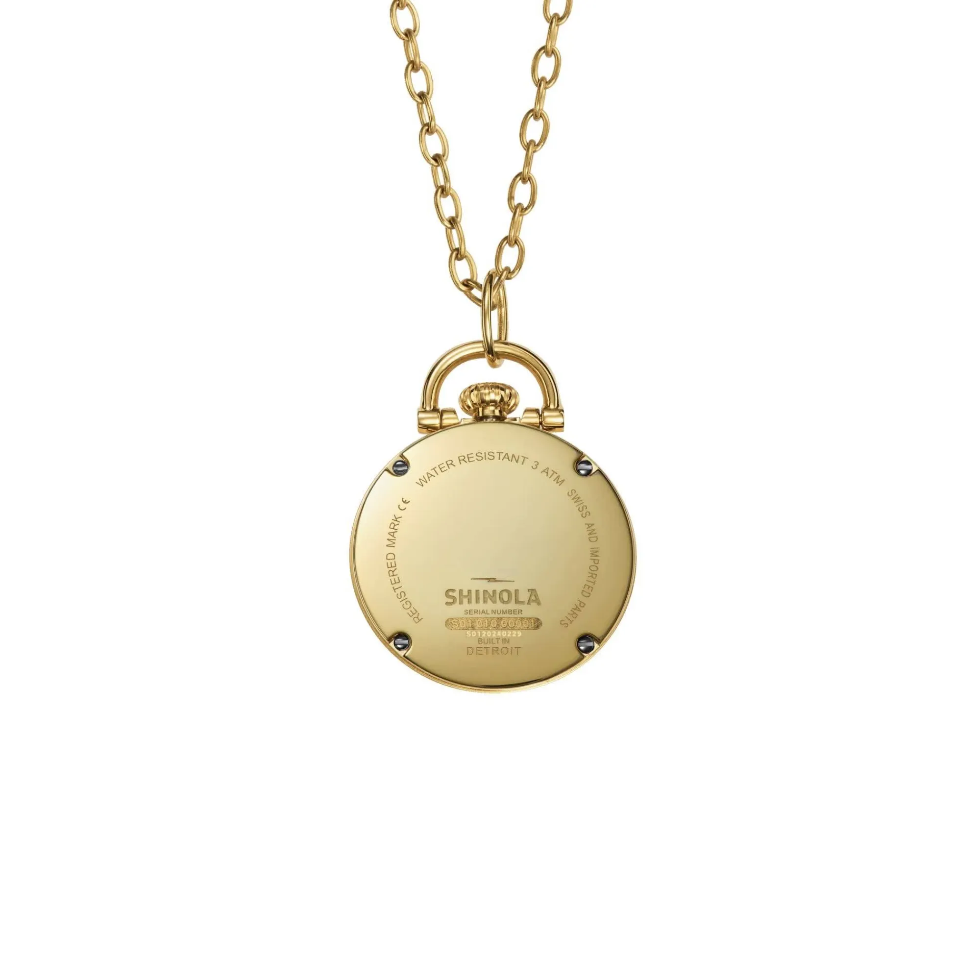 Shinola Engravable|Shop All Women'S Jewelry|Runwell Watch Pendant Necklace White