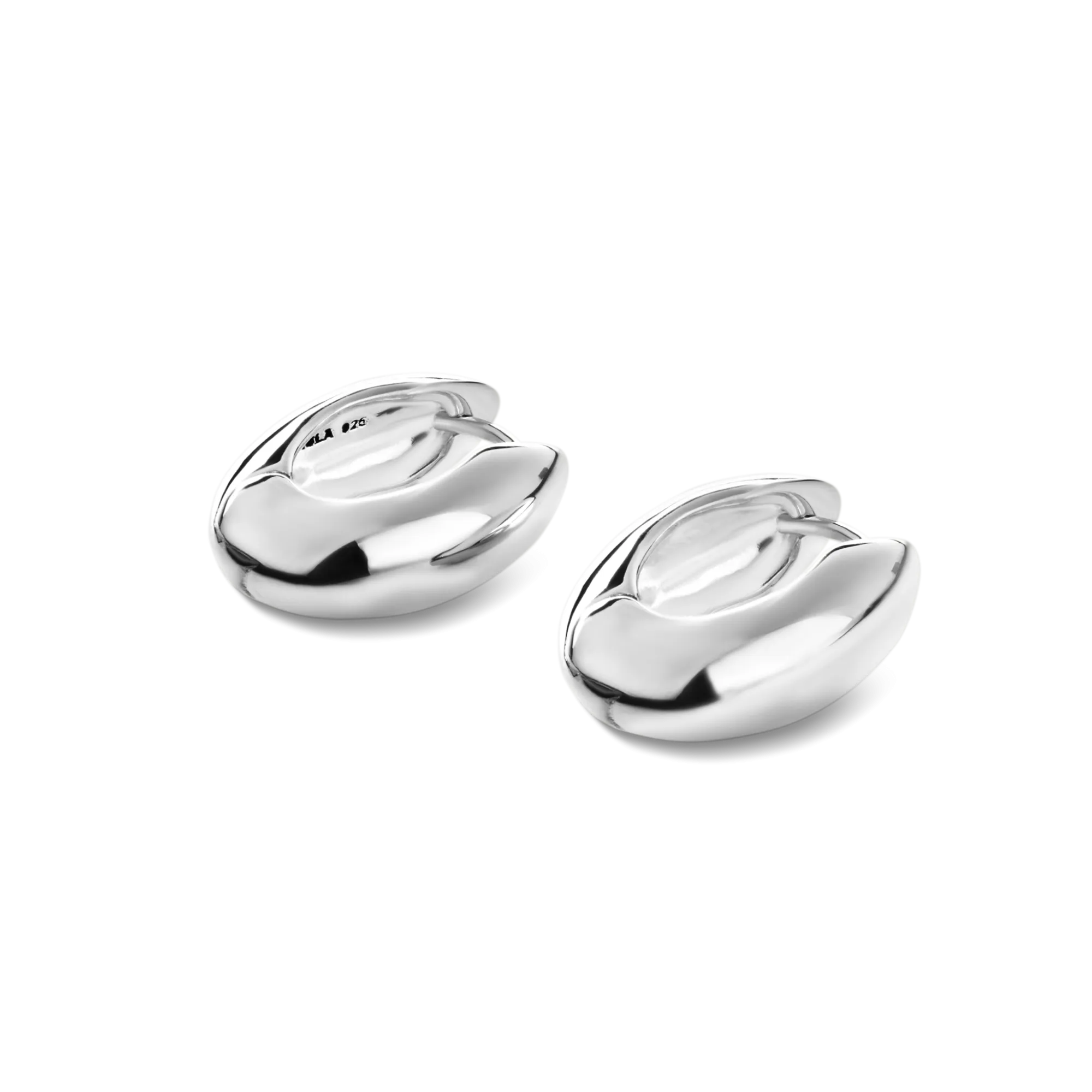 Shinola Shop All Women'S Jewelry|Sterling Silver|Signature Chubby Huggie Earrings