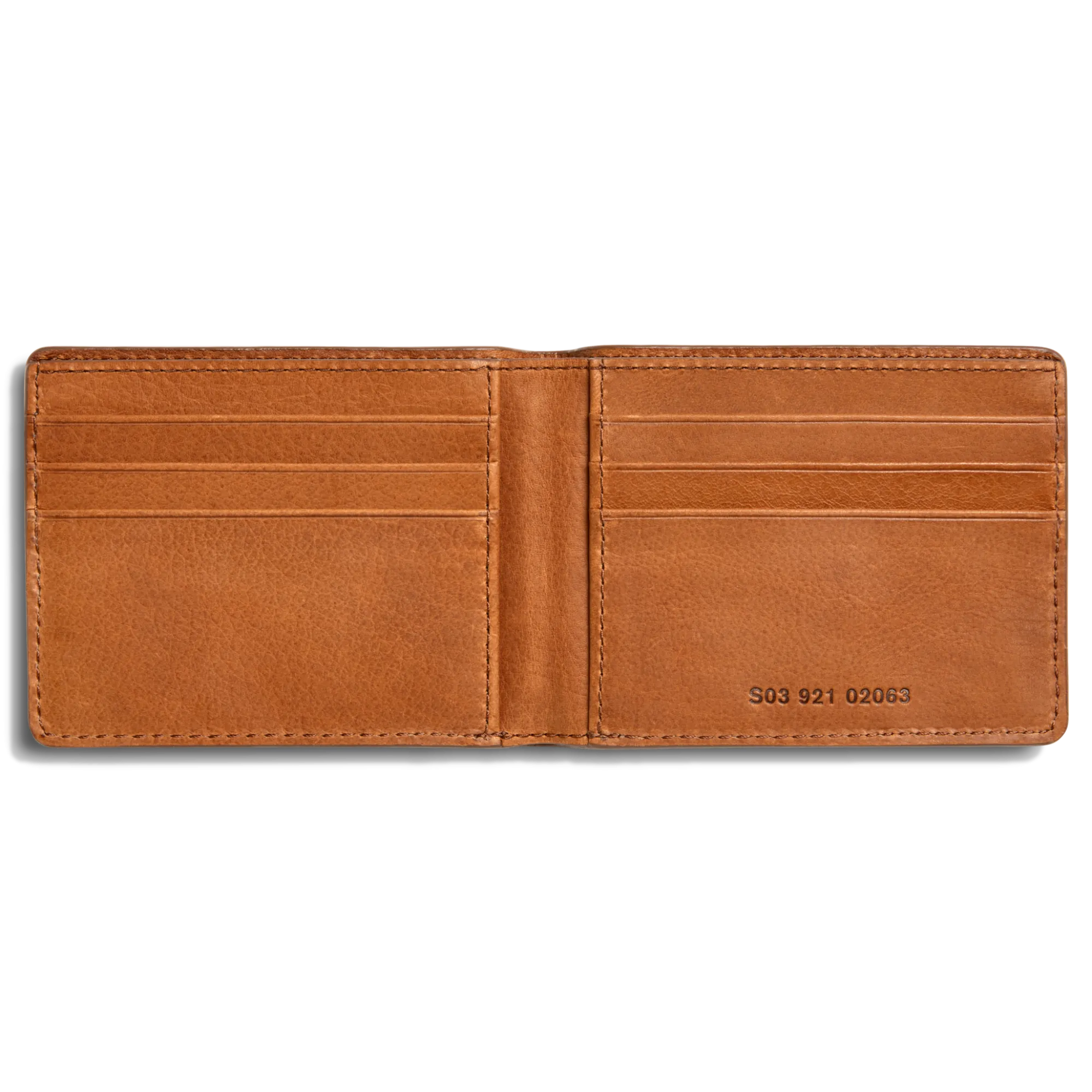 Shinola Monogrammable|Personalizable|Slim Bifold Wallet Tan