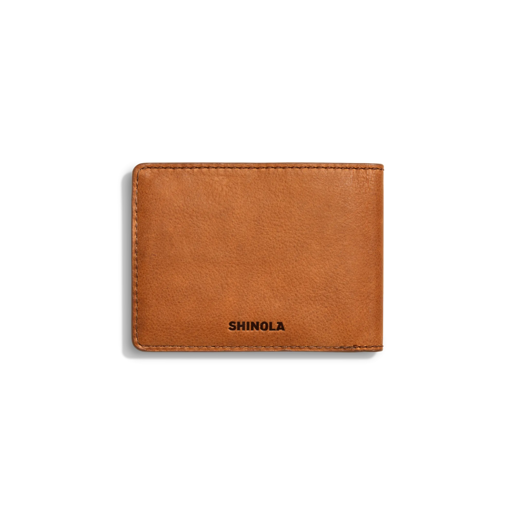 Shinola Monogrammable|Personalizable|Slim Bifold Wallet Tan