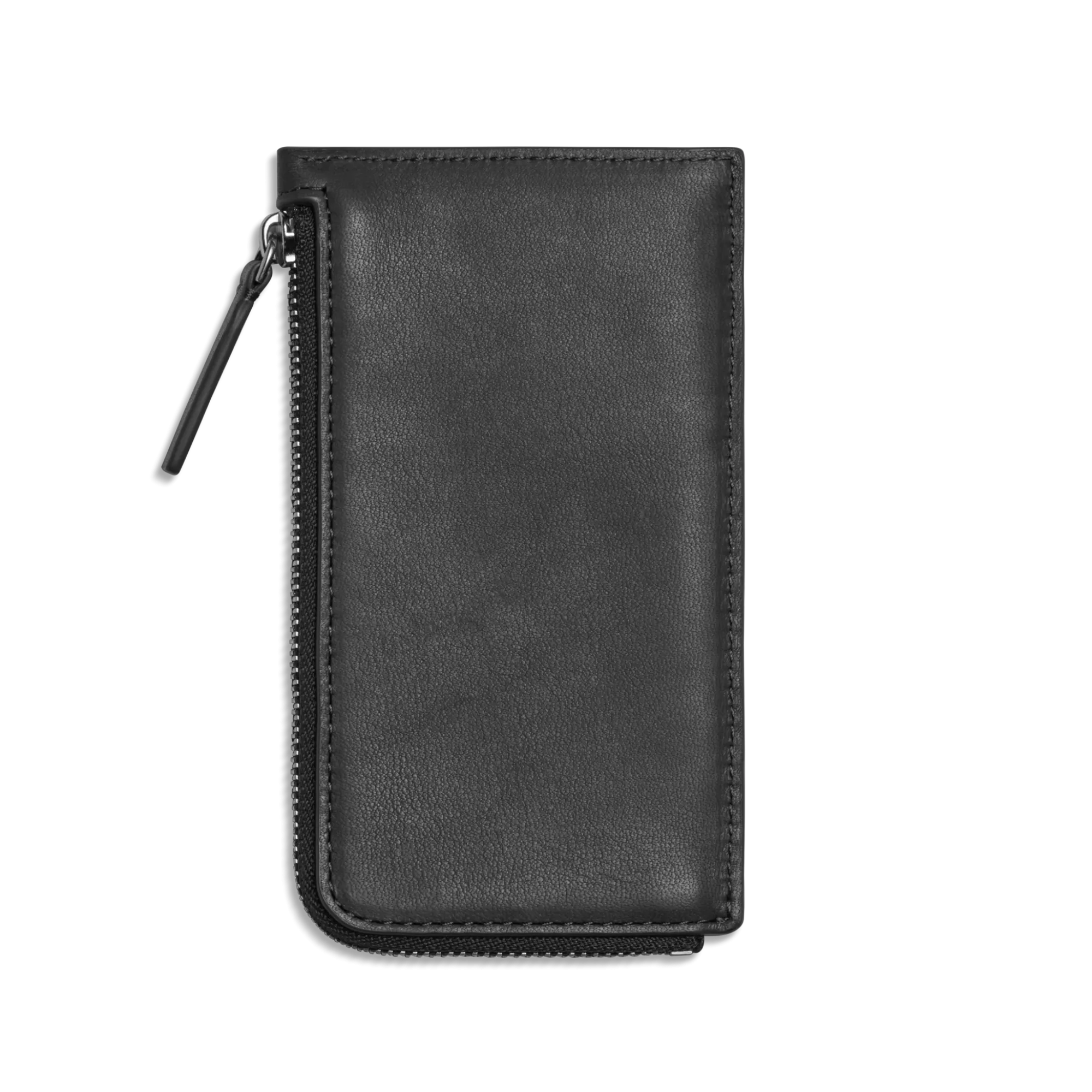 Shinola Monogrammable|New Arrivals|Zip Around Card Case Black